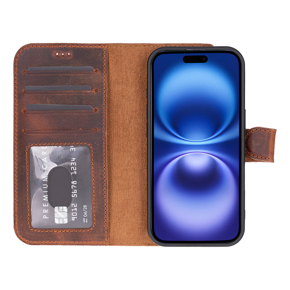 iPhone 17 Leather Detachable Wallet Case - Magic Wallet