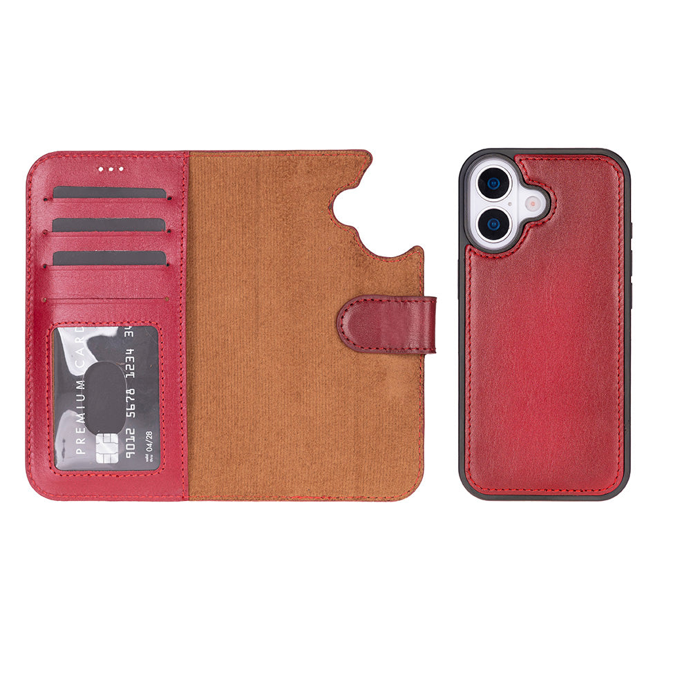 iPhone 17 Leather Detachable Wallet Case - Magic Wallet