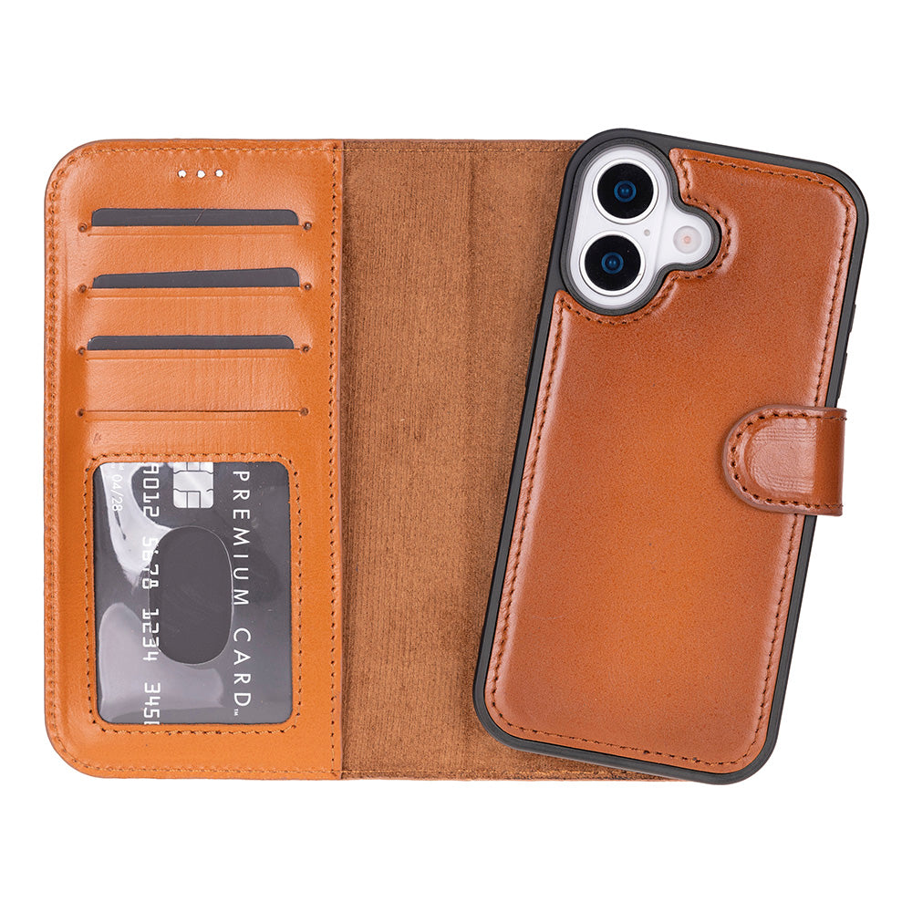 iPhone 17 Leather Detachable Wallet Case - Magic Wallet