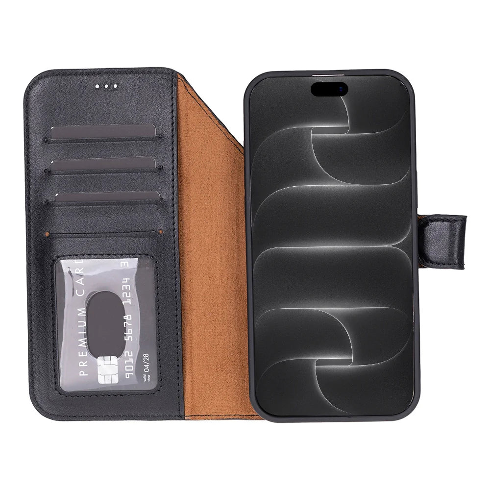 iPhone 18 Pro Leather Detachable Wallet Case - Magic