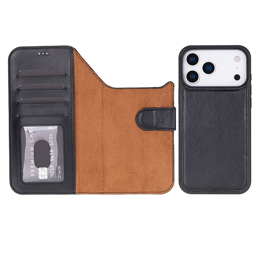 iPhone 18 Pro Leather Detachable Wallet Case - Magic