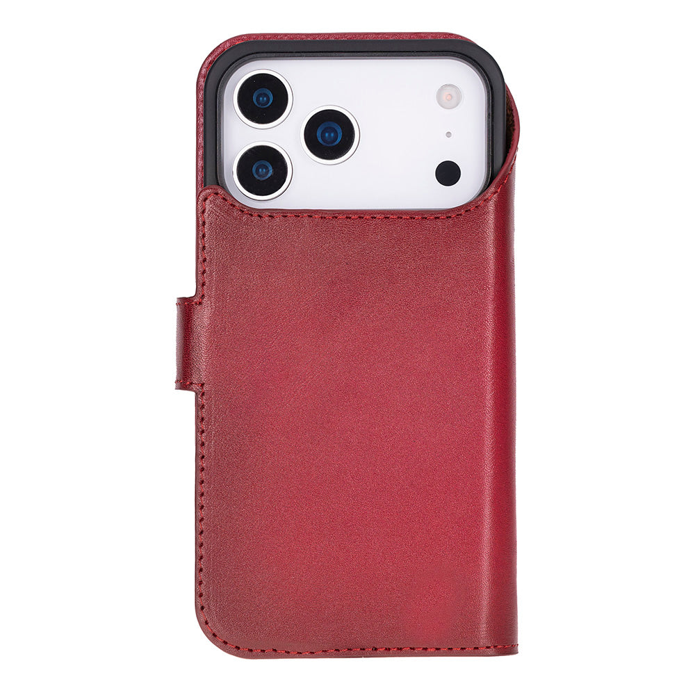 iPhone 17 Pro Max Leather Detachable Wallet Case - Magic Wallet