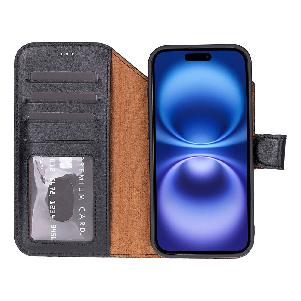 iPhone 17 Air Leather Detachable Wallet Case - Magic Wallet