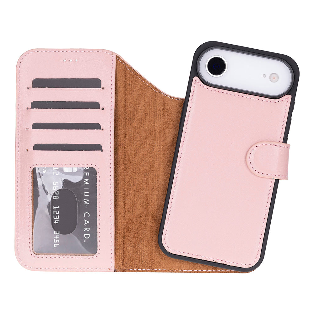 iPhone 17 Air Leather Detachable Wallet Case - Magic Wallet