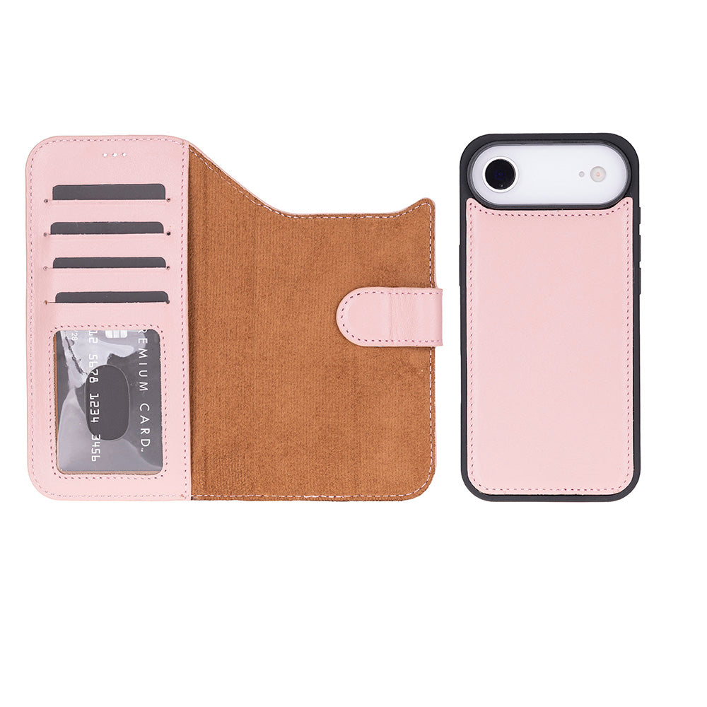 iPhone 17 Air Leather Detachable Wallet Case - Magic Wallet