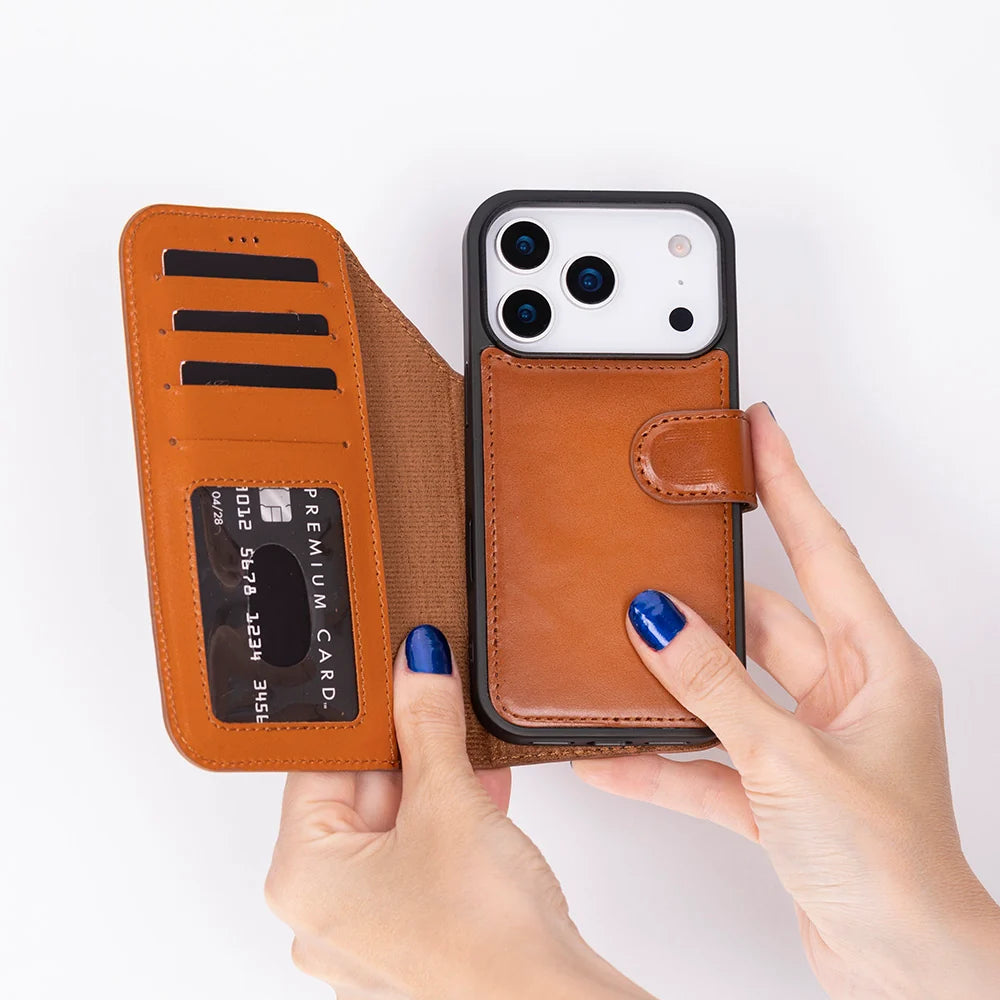 iPhone 18 Pro Leather Detachable Wallet Case - Magic