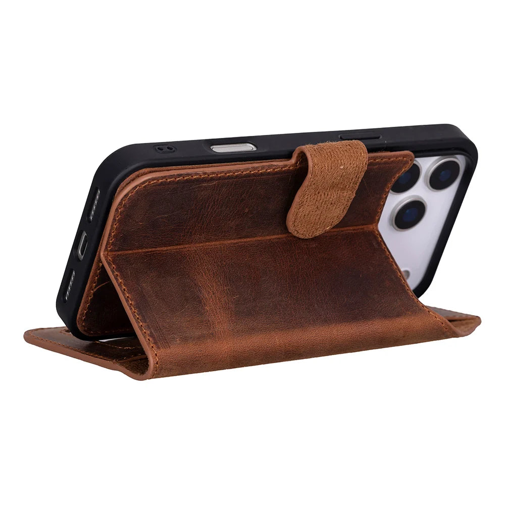 iPhone 18 Pro Max Leather Detachable Wallet Case - Magic