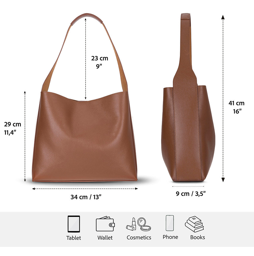 Leather Women's Bag - Stella