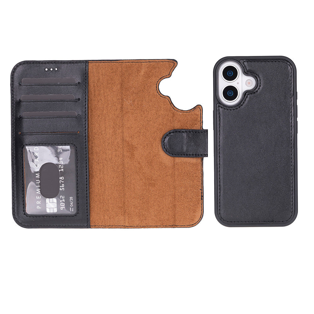 iPhone 17 Leather Detachable Wallet Case - Magic Wallet