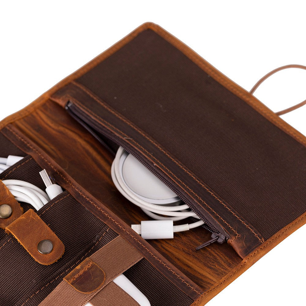 Leather Cable Organizer - Pura