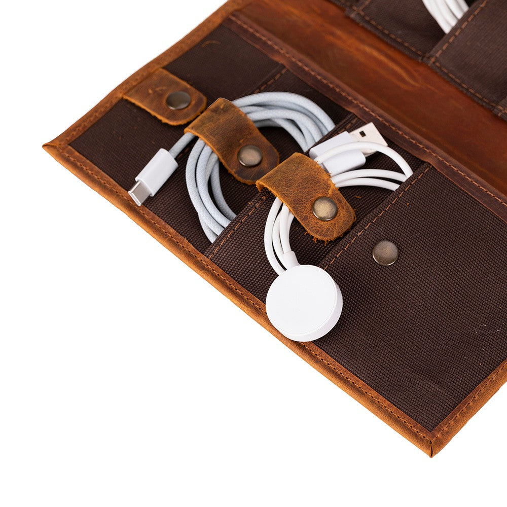 Leather Cable Organizer - Pura
