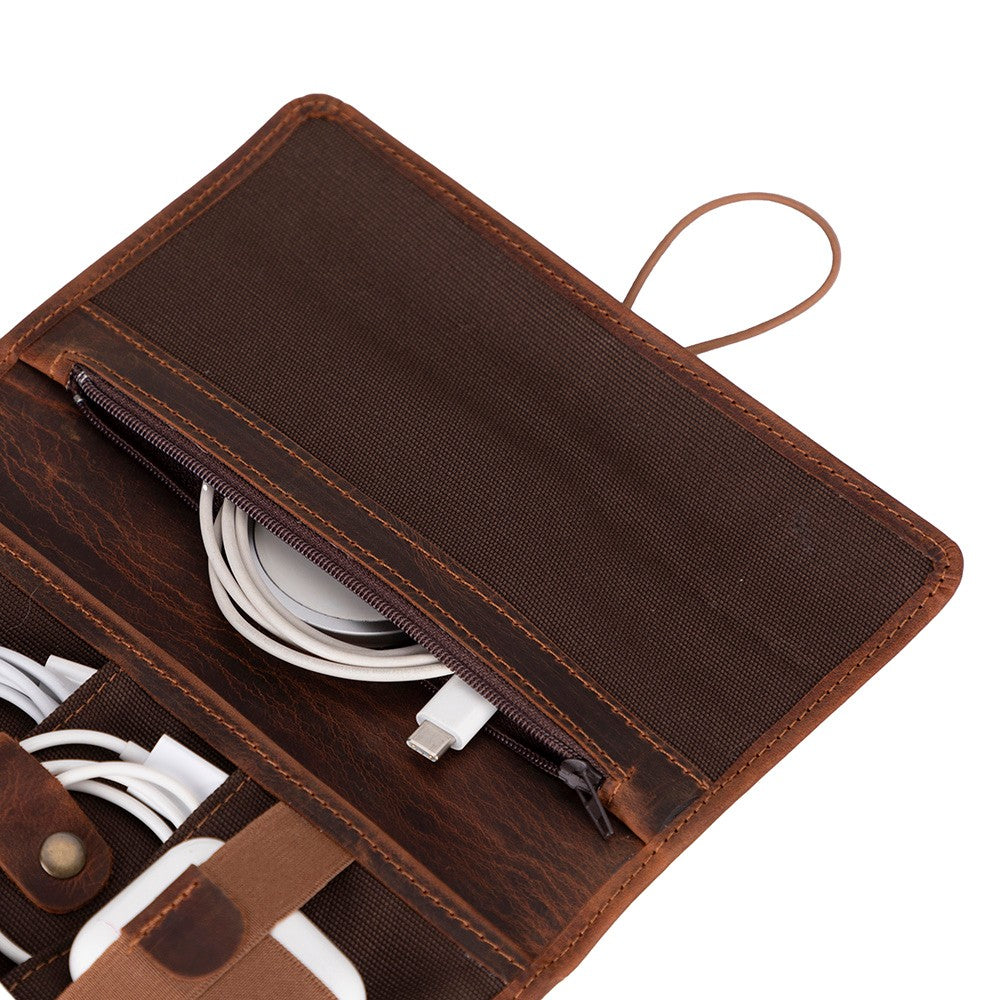 Leather Cable Organizer - Pura