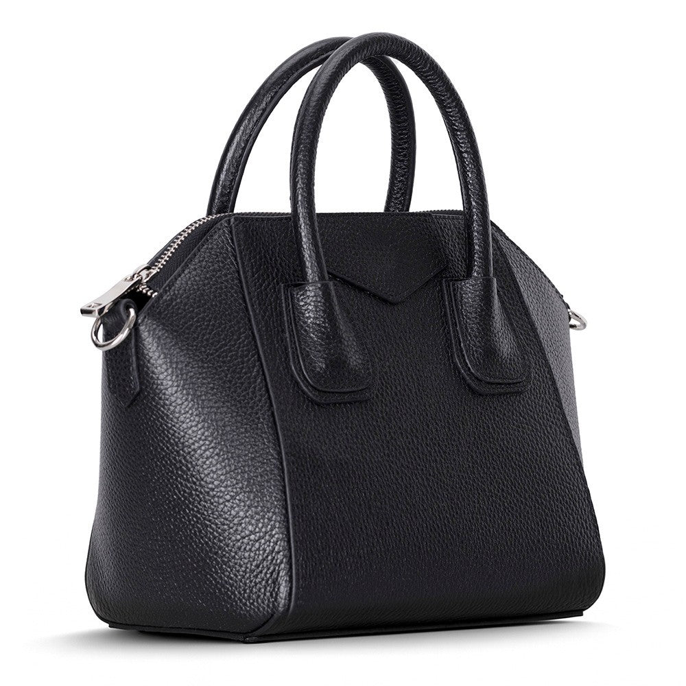 Leather Women's Bag, Small - Lorenza