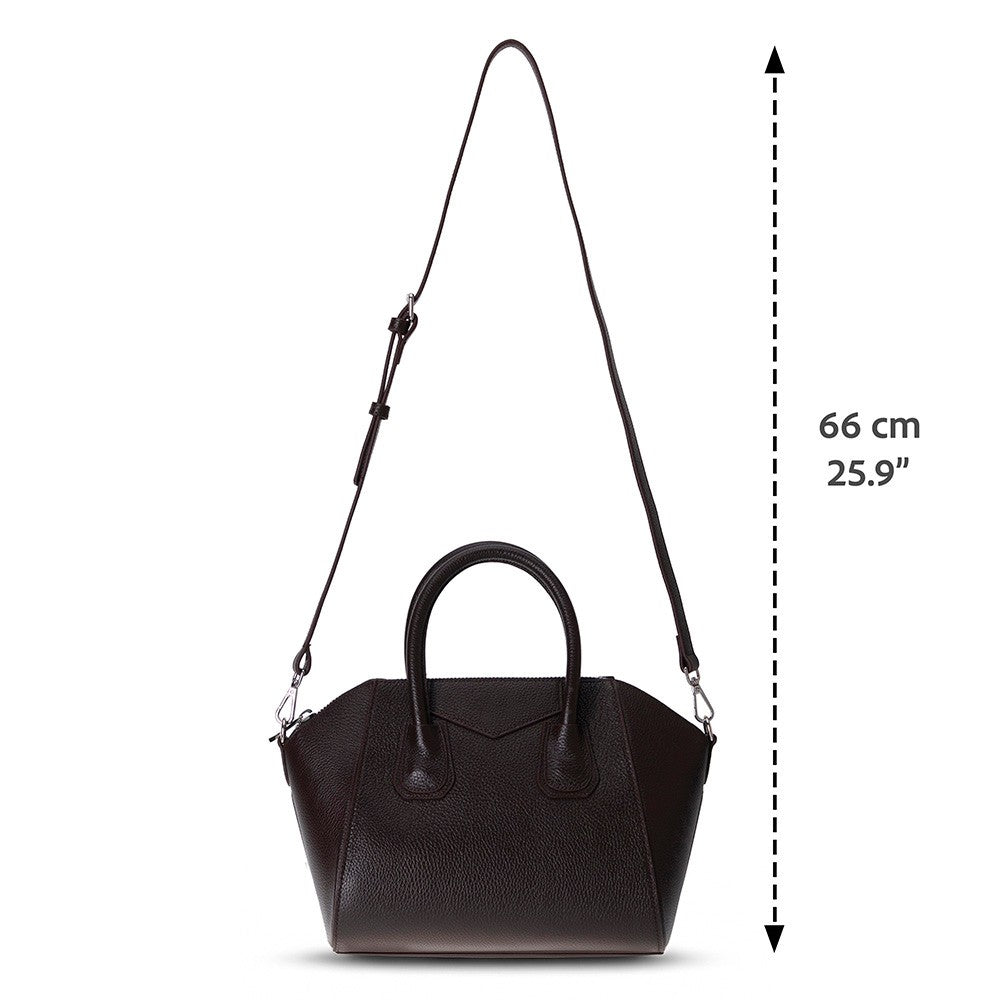 Leather Women's Bag, Medium - Lorenza