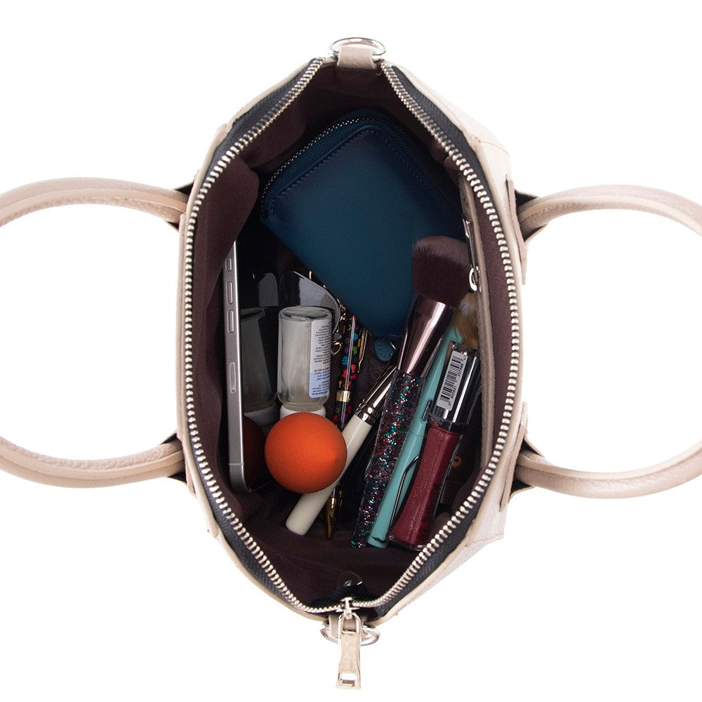 Leather Women's Bag, Small - Lorenza