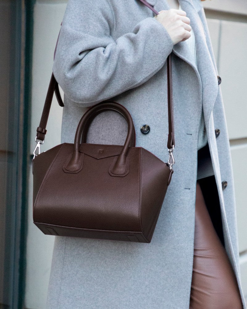 Leather Women's Bag, Medium - Lorenza