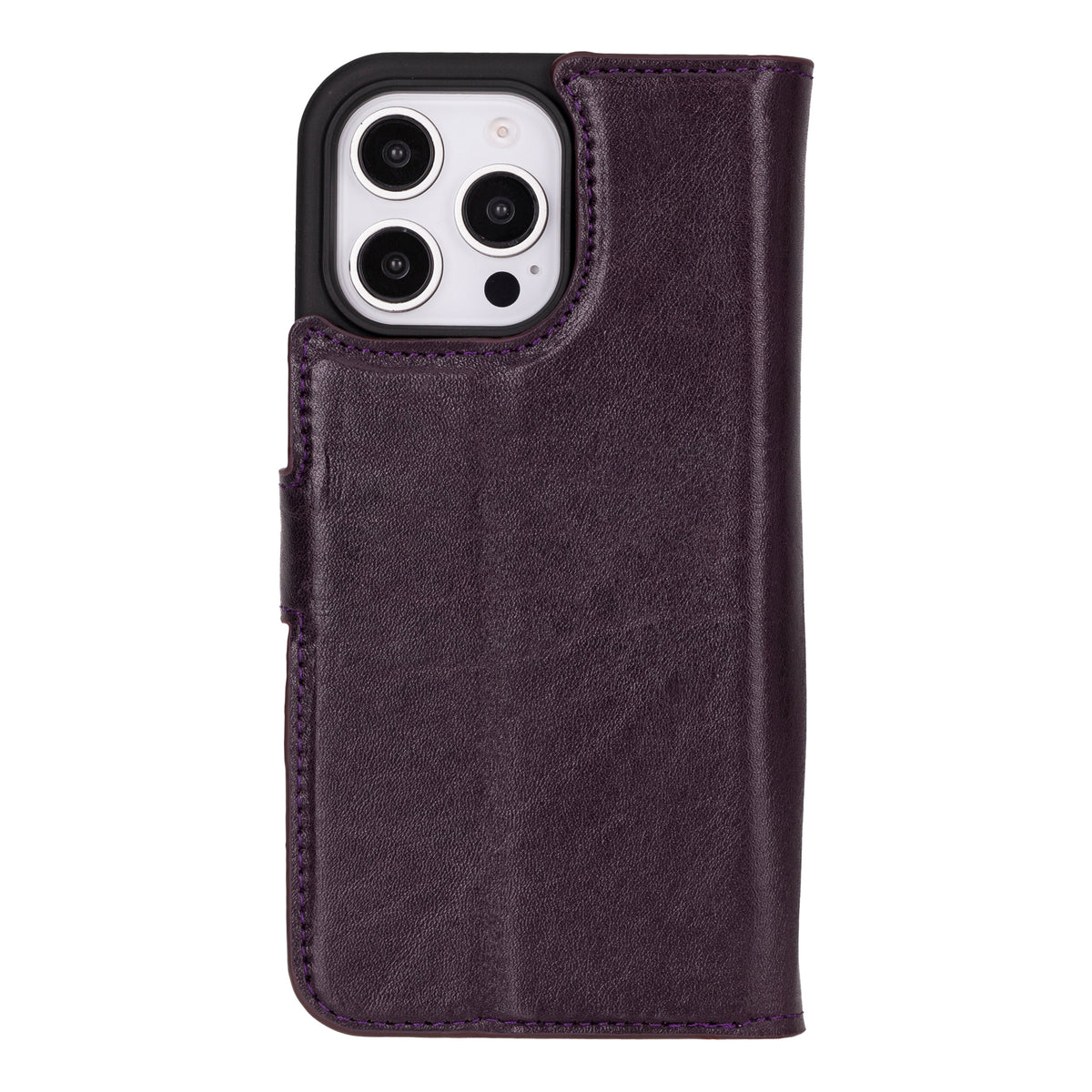 Abnehmbare Brieftaschenhülle aus Leder für iPhone 16 Pro Max - Magic Wallet
