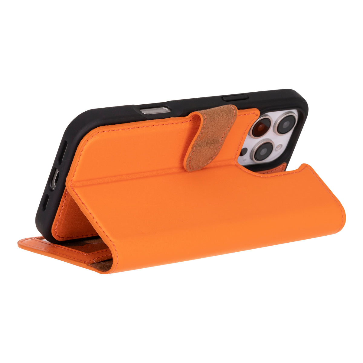 Abnehmbare Brieftaschenhülle aus Leder für iPhone 16 Pro Max - Magic Wallet
