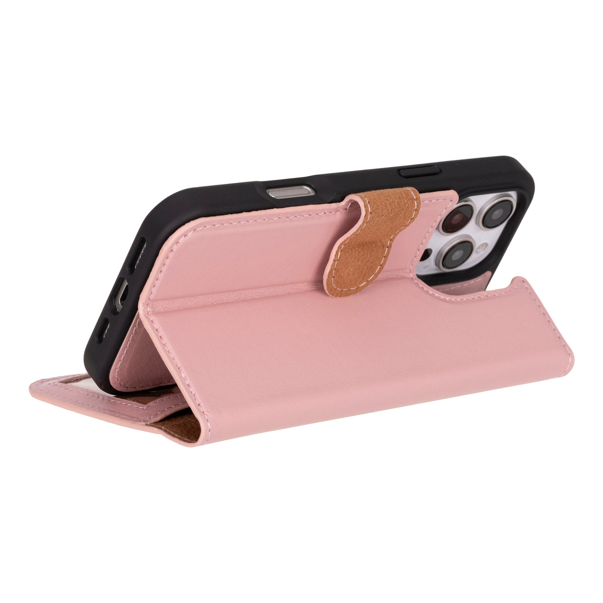 Abnehmbare Lederhülle für iPhone 16 Pro – Magic Wallet