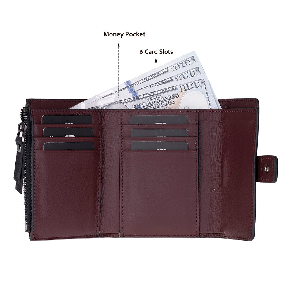 Leather Women's Wallet - Elba