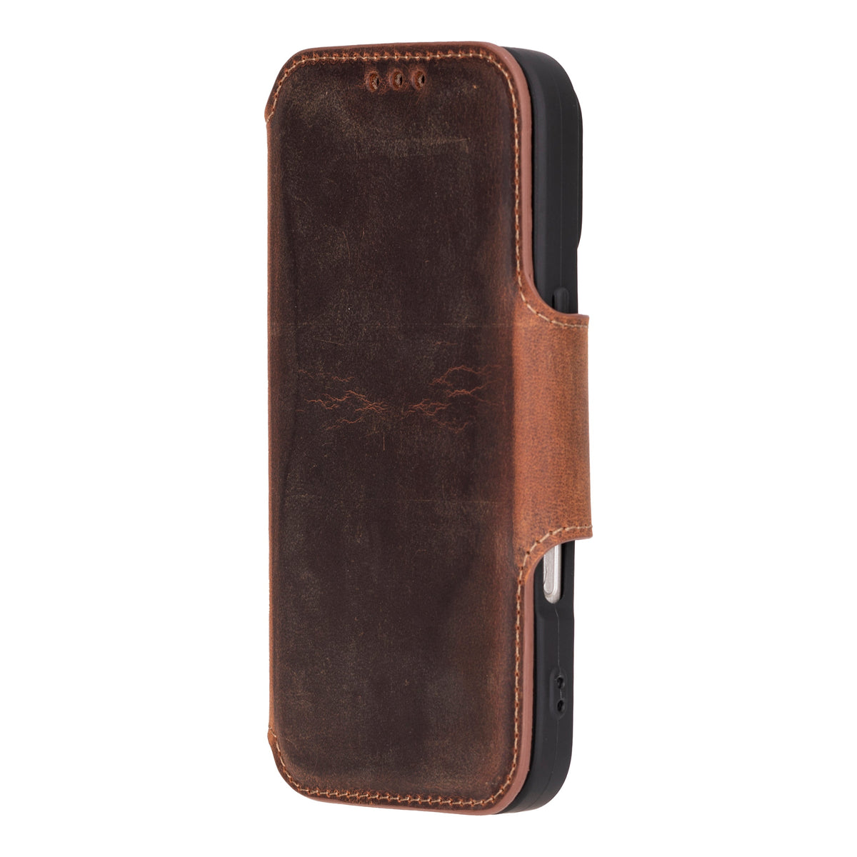 Étui folio en cuir véritable pour iPhone 16 Pro – Firenze
