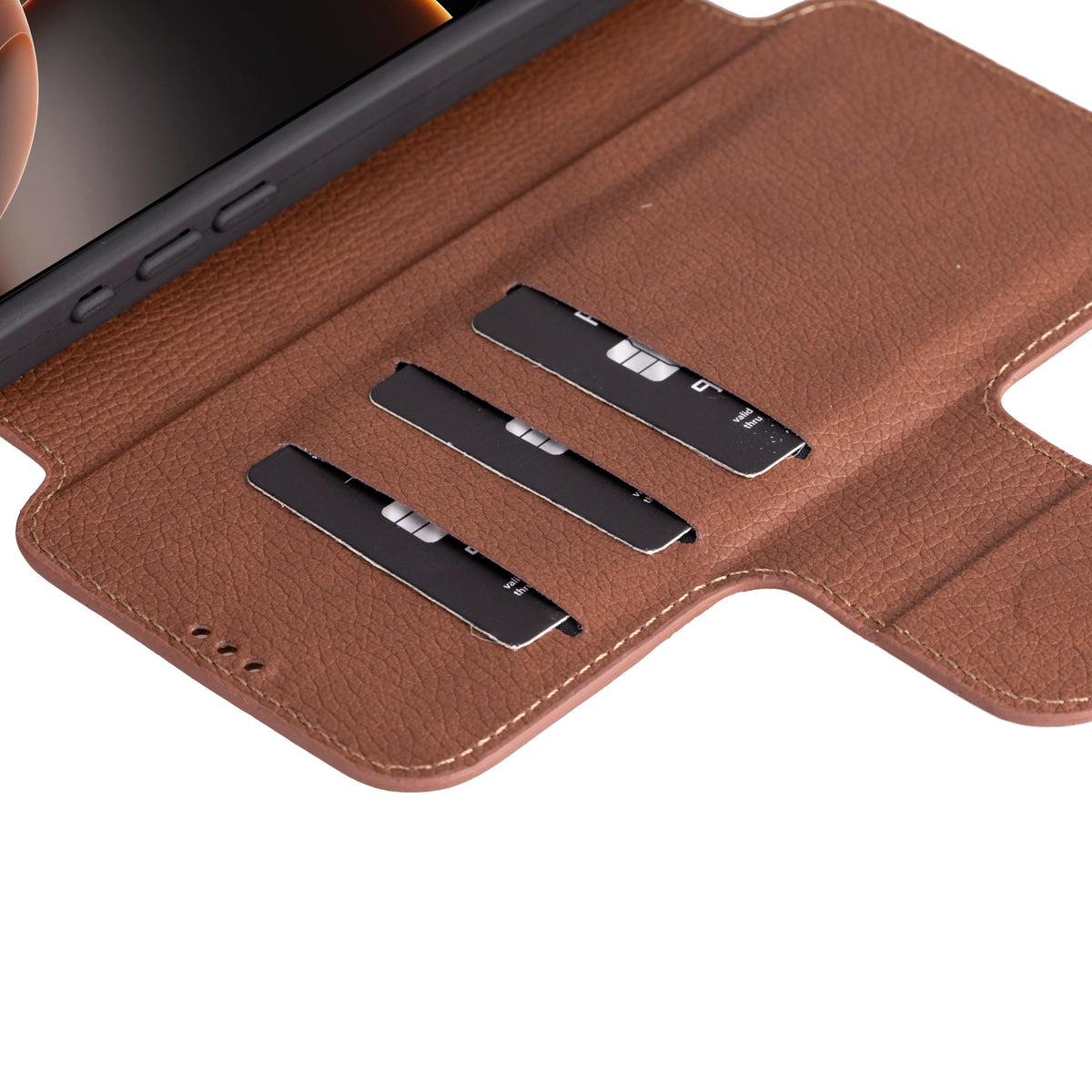 iPhone 16 Pro Max Echtleder Folio Hülle - Firenze