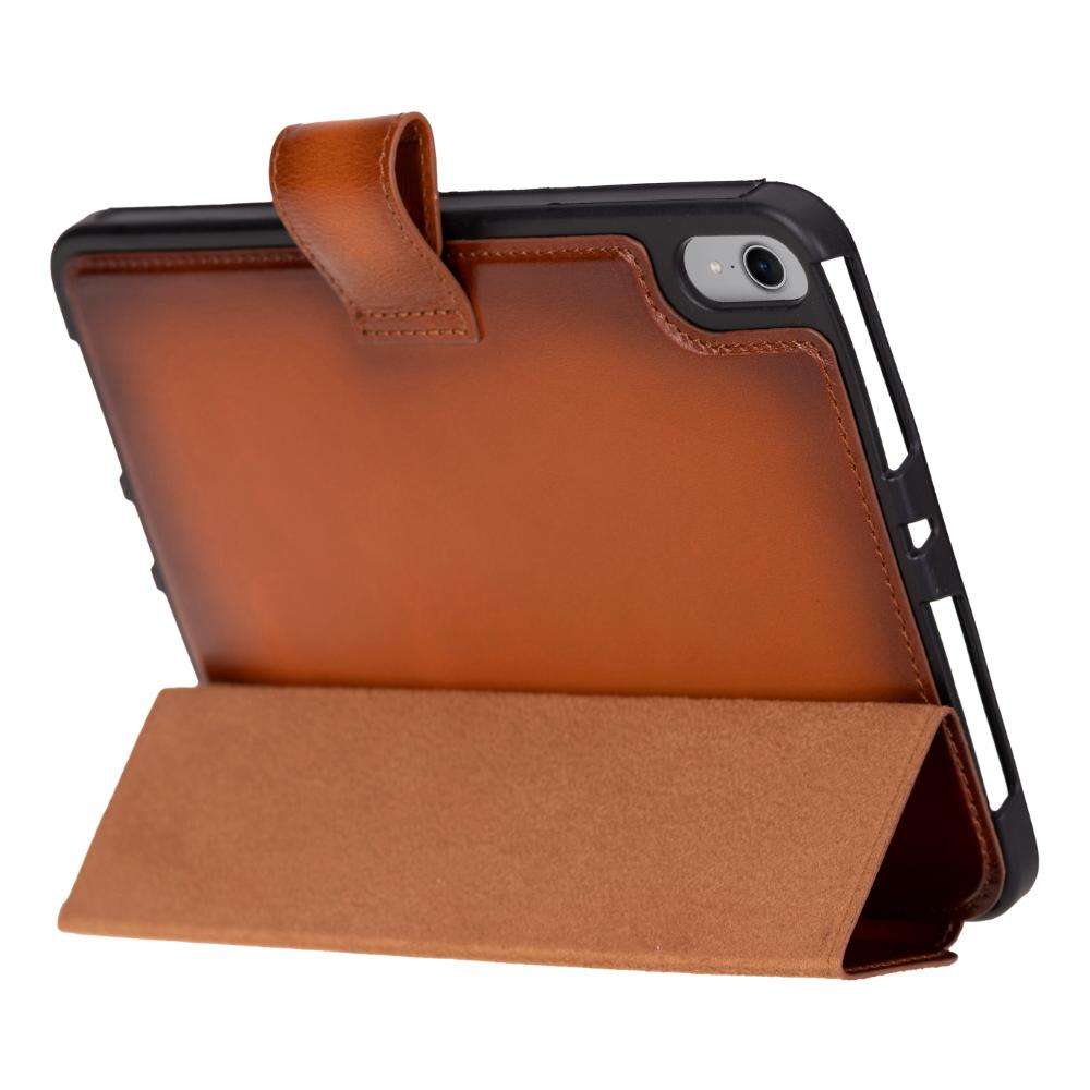 Genuine Leather iPad Mini (2024) Stand Case - Trigon
