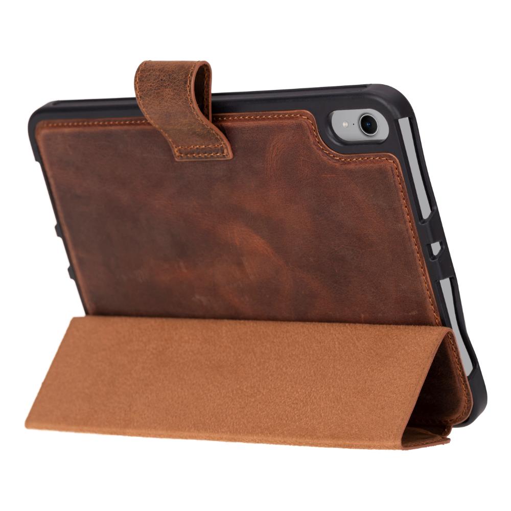 Genuine Leather iPad Mini (2024) Stand Case - Trigon