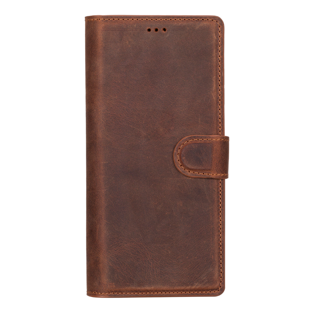 Étui portefeuille amovible en cuir pour Samsung Galaxy S25 Ultra – Magic Wallet
