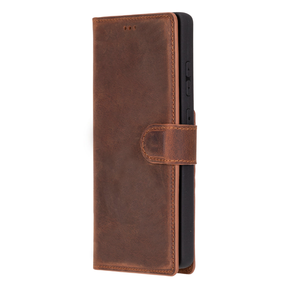 Étui portefeuille amovible en cuir pour Samsung Galaxy S25 Ultra – Magic Wallet
