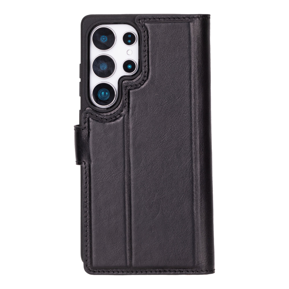 Étui portefeuille amovible en cuir pour Samsung Galaxy S25 Ultra – Magic Wallet