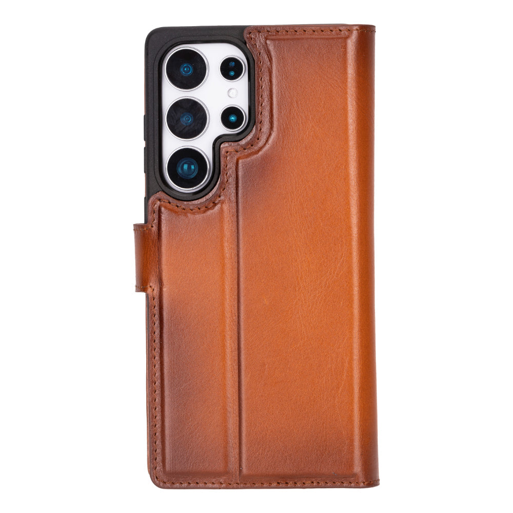 Étui portefeuille amovible en cuir pour Samsung Galaxy S25 Ultra – Magic Wallet