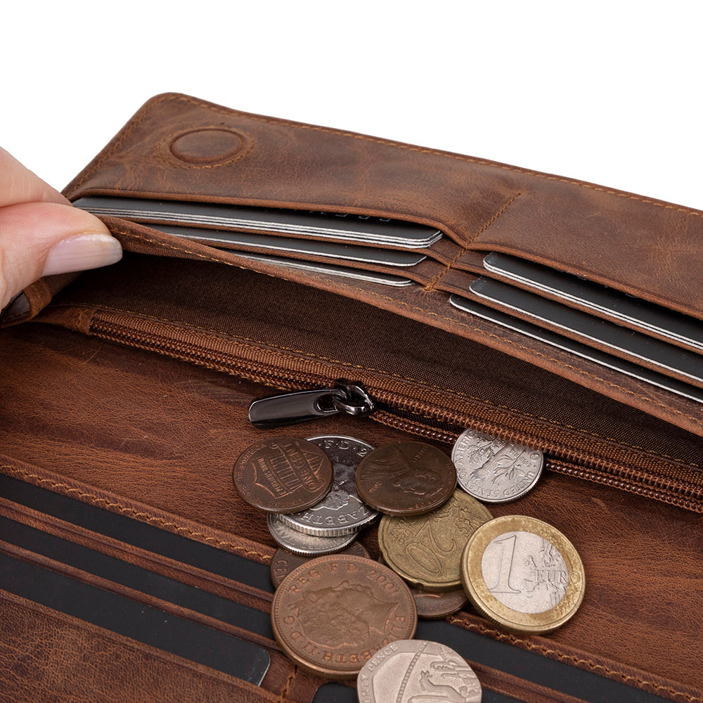 Leather Wallet - Aura