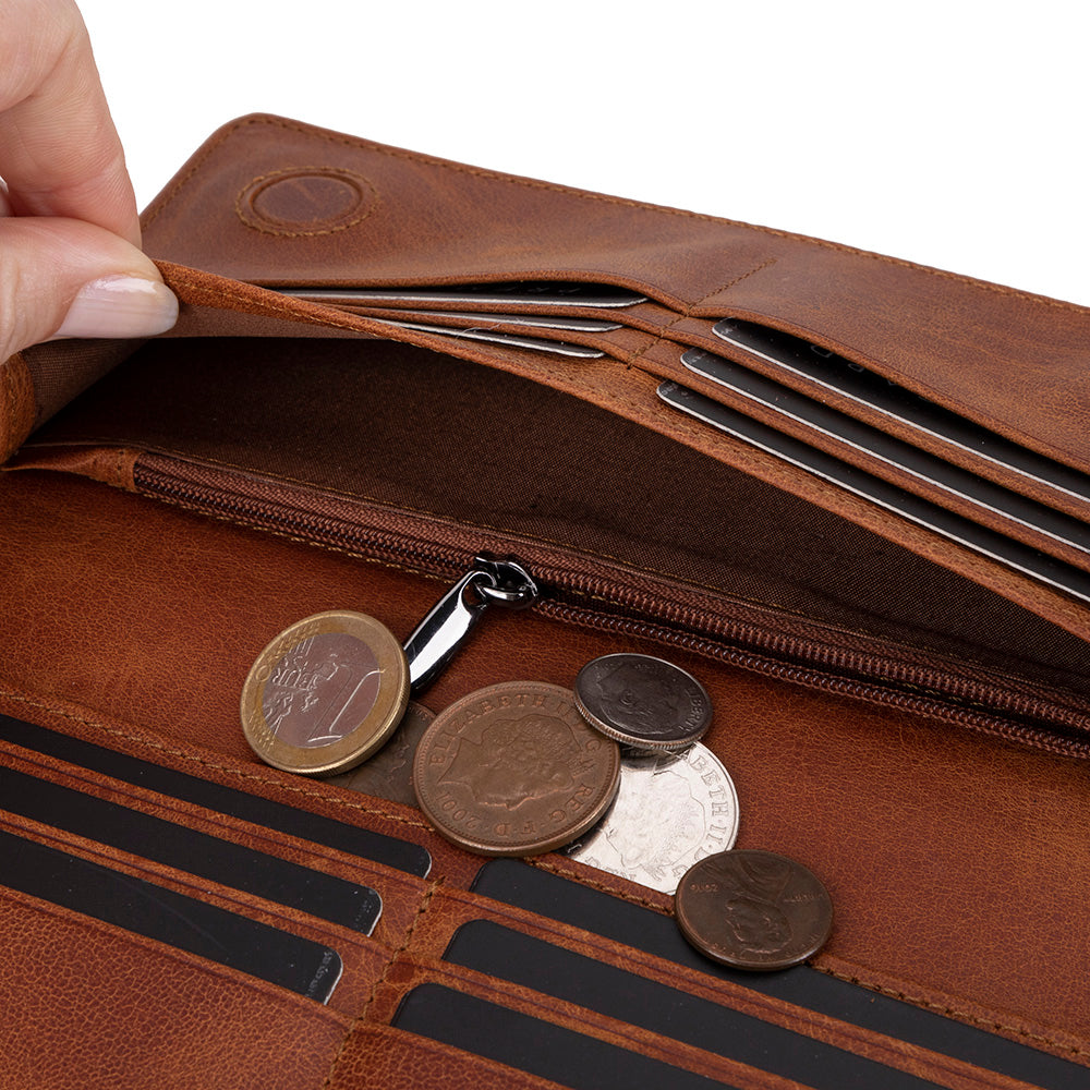 Leather Wallet - Aura