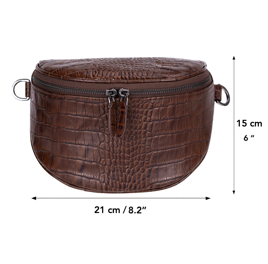 Leather Crossbody Bag - Alora