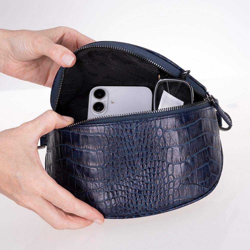 Leather Crossbody Bag - Alora