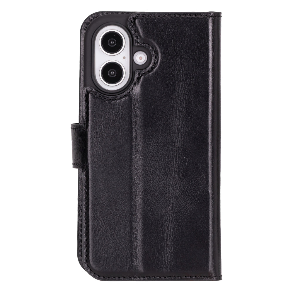 Étui portefeuille amovible en cuir pour iPhone 16 – Magic Wallet
