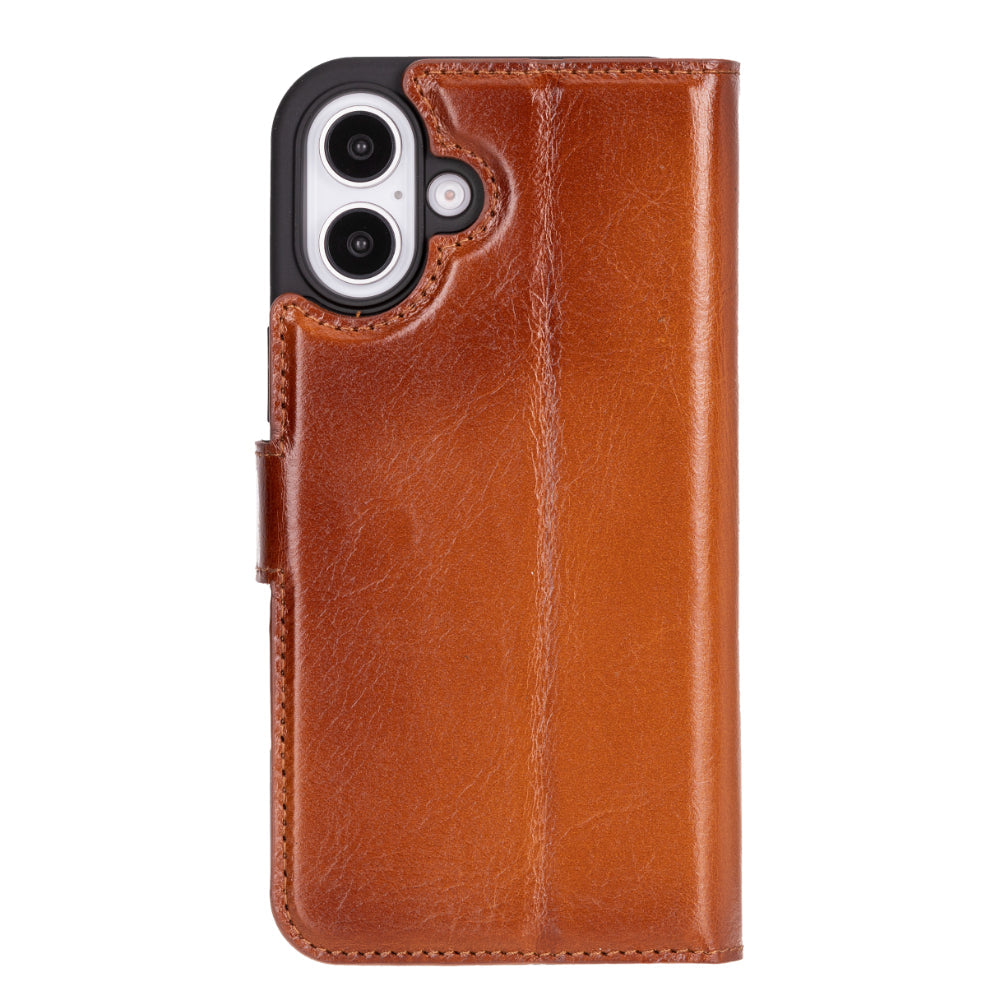Abnehmbare Lederhülle für iPhone 16 Plus – Magic Wallet