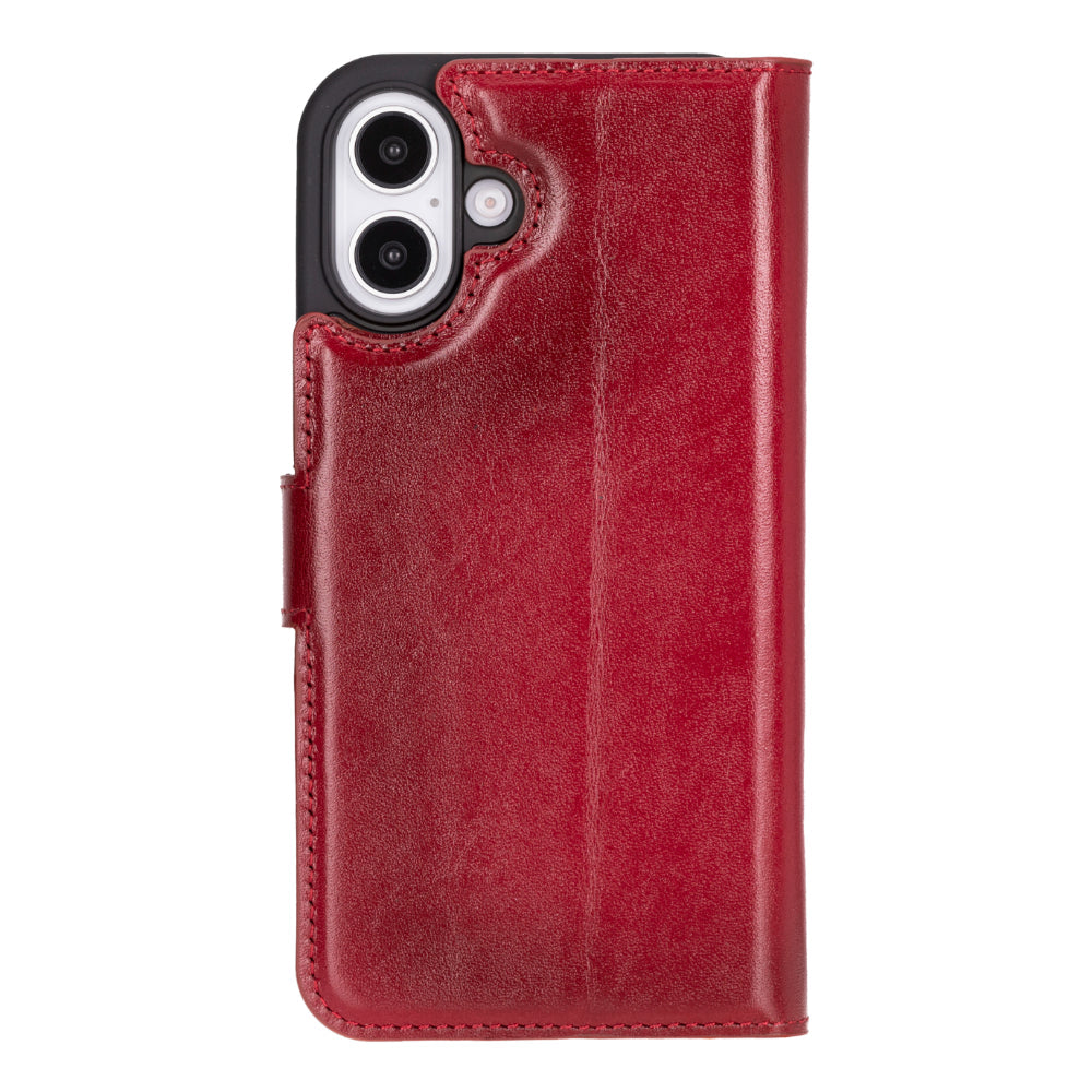 Abnehmbare Lederhülle für iPhone 16 Plus – Magic Wallet