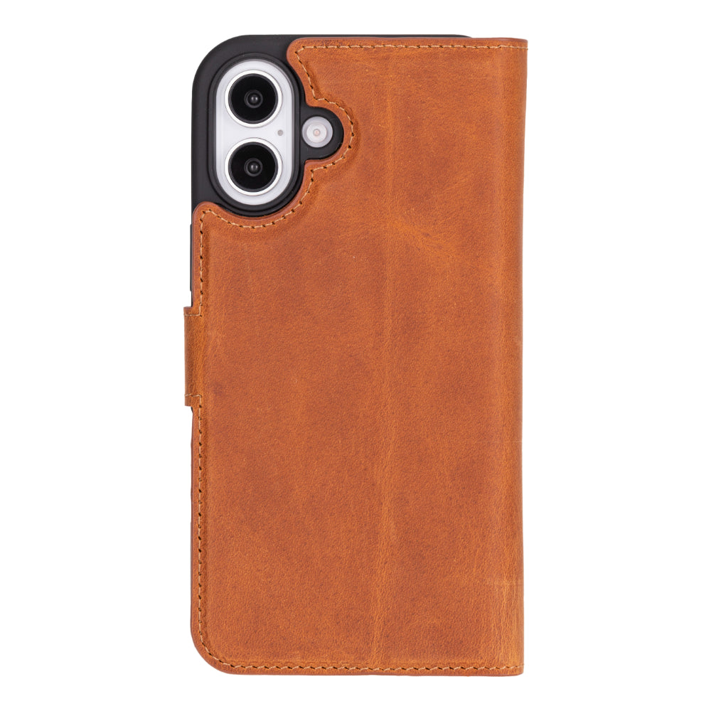 Abnehmbare Lederhülle für iPhone 16 Plus – Magic Wallet