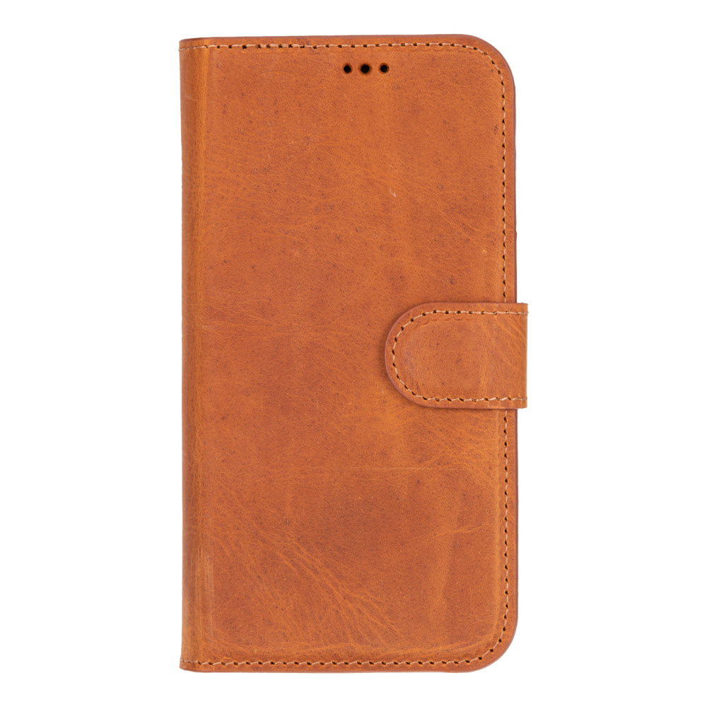 Abnehmbare Brieftaschenhülle aus Leder für iPhone 16 Pro Max - Magic Wallet