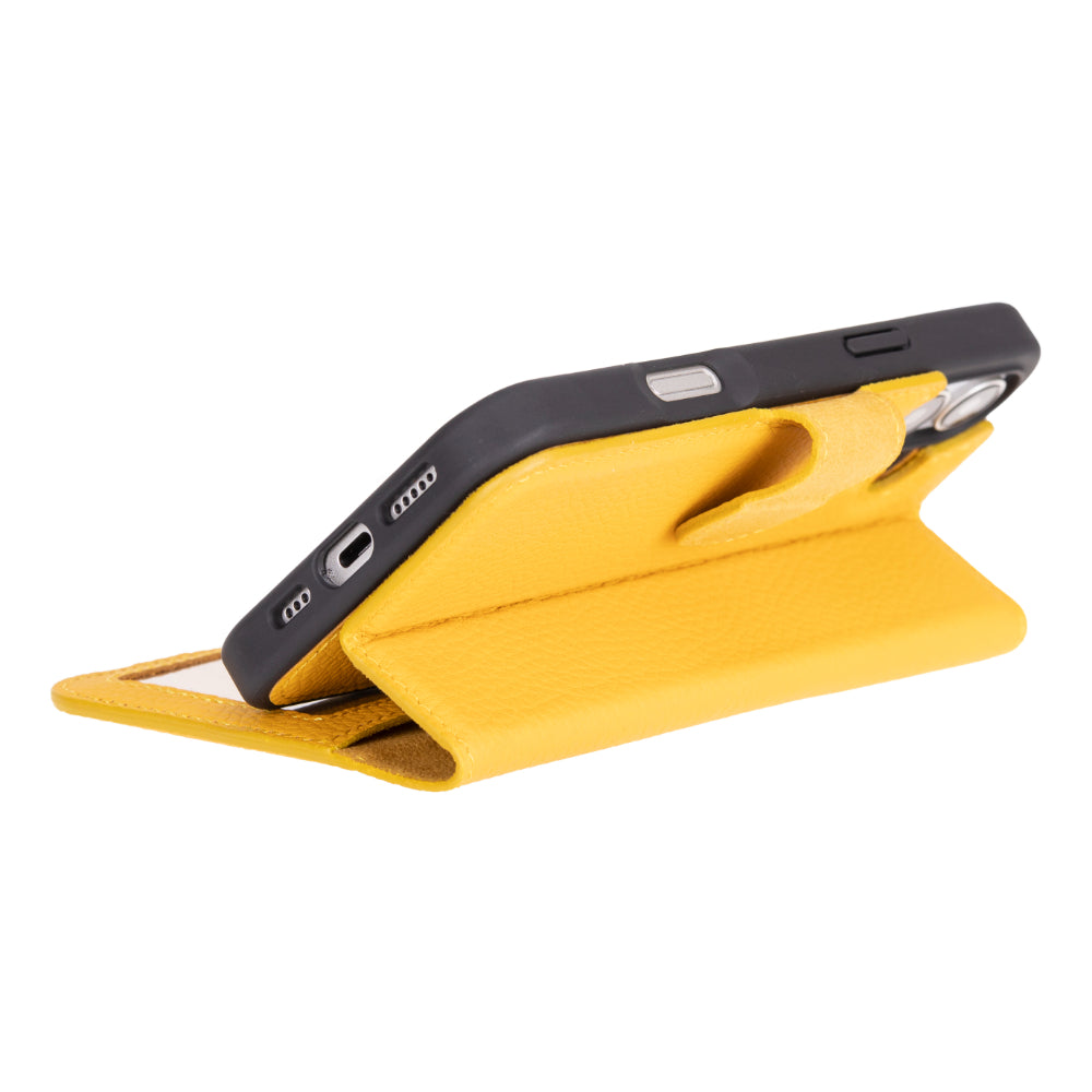 Étui portefeuille amovible en cuir pour iPhone 16 – Magic Wallet