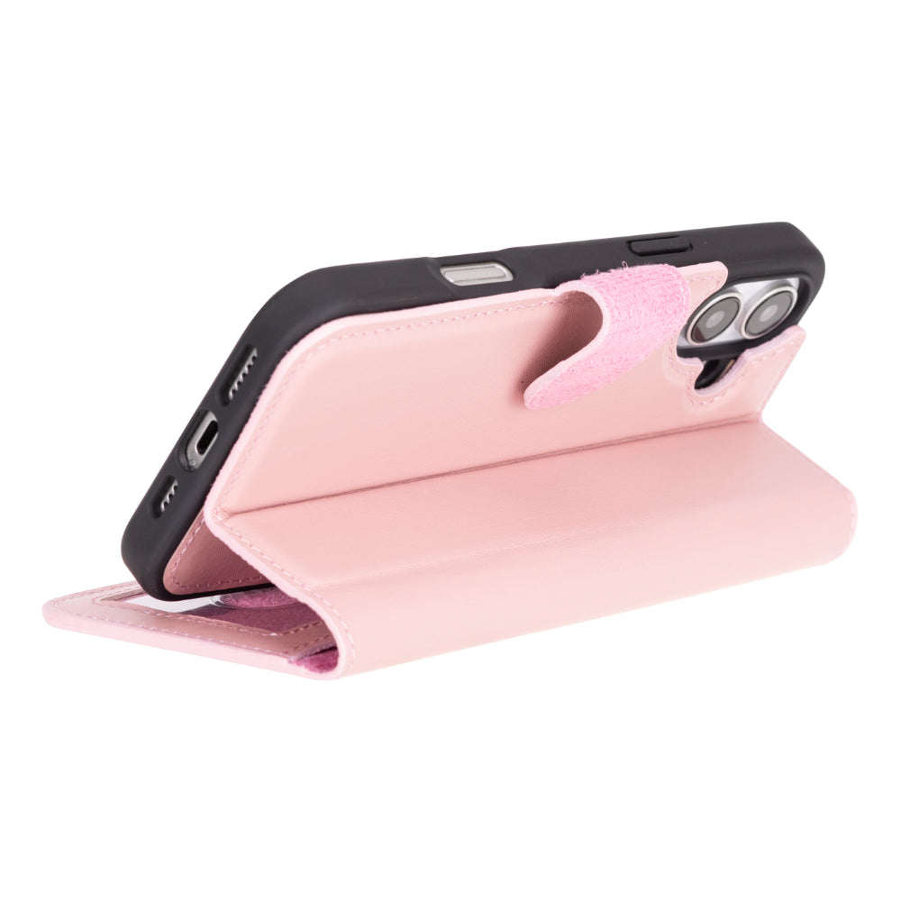 Abnehmbare Lederhülle für iPhone 16 Plus – Magic Wallet