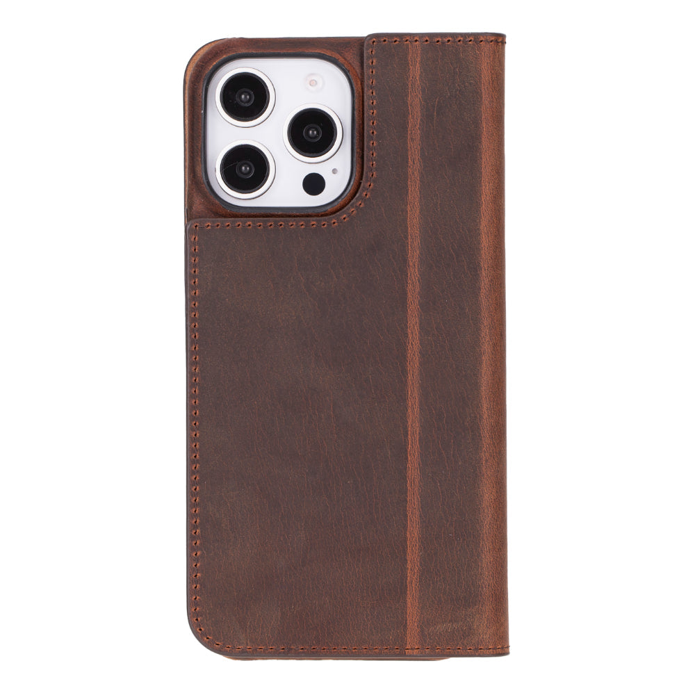 Leather iPhone 16 Pro Max Folio Case - Sonat