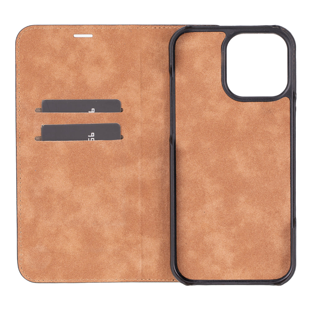 Leather iPhone 16 Pro Max Folio Case - Sonat