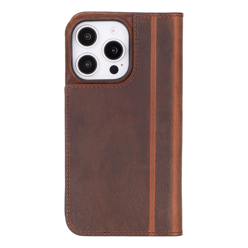 Leather iPhone 16 Pro Folio Case - Sonat