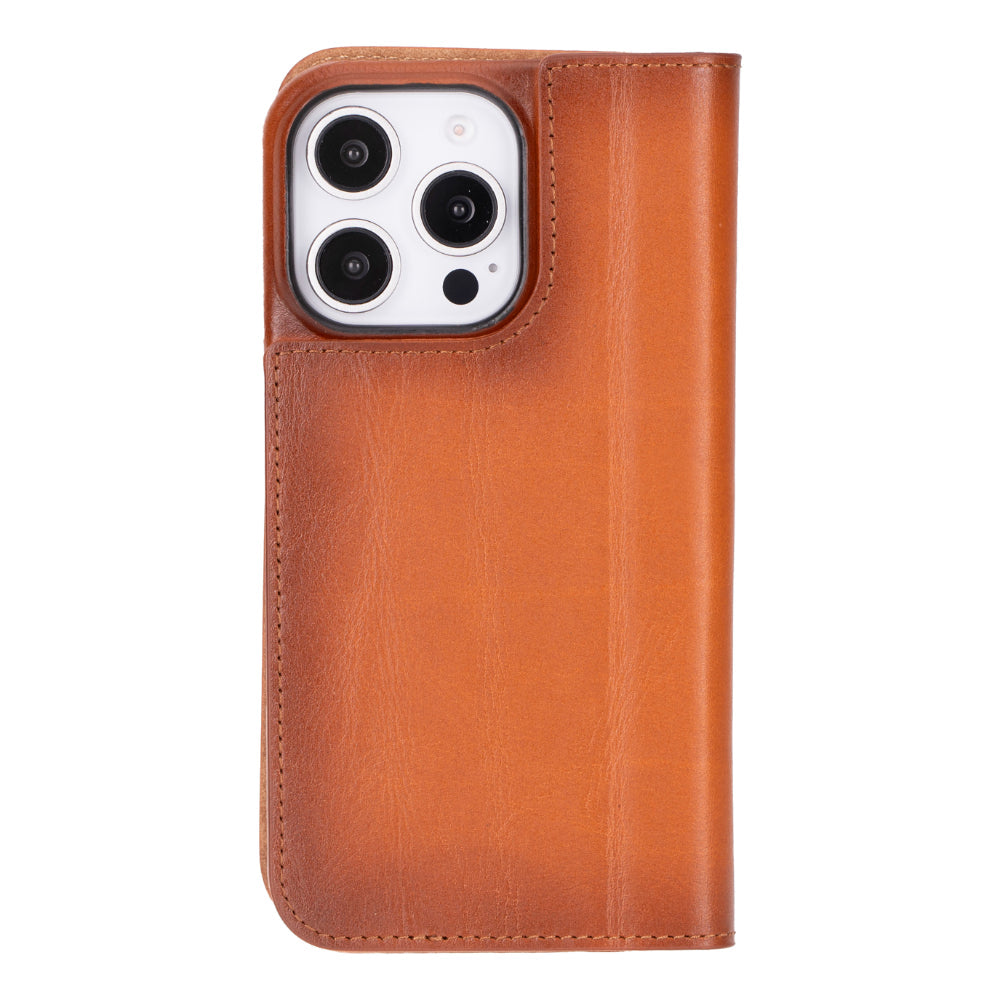 Leather iPhone 16 Pro Folio Case - Sonat