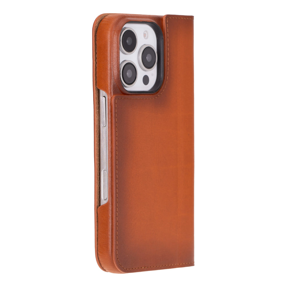 Leather iPhone 16 Pro Folio Case - Sonat