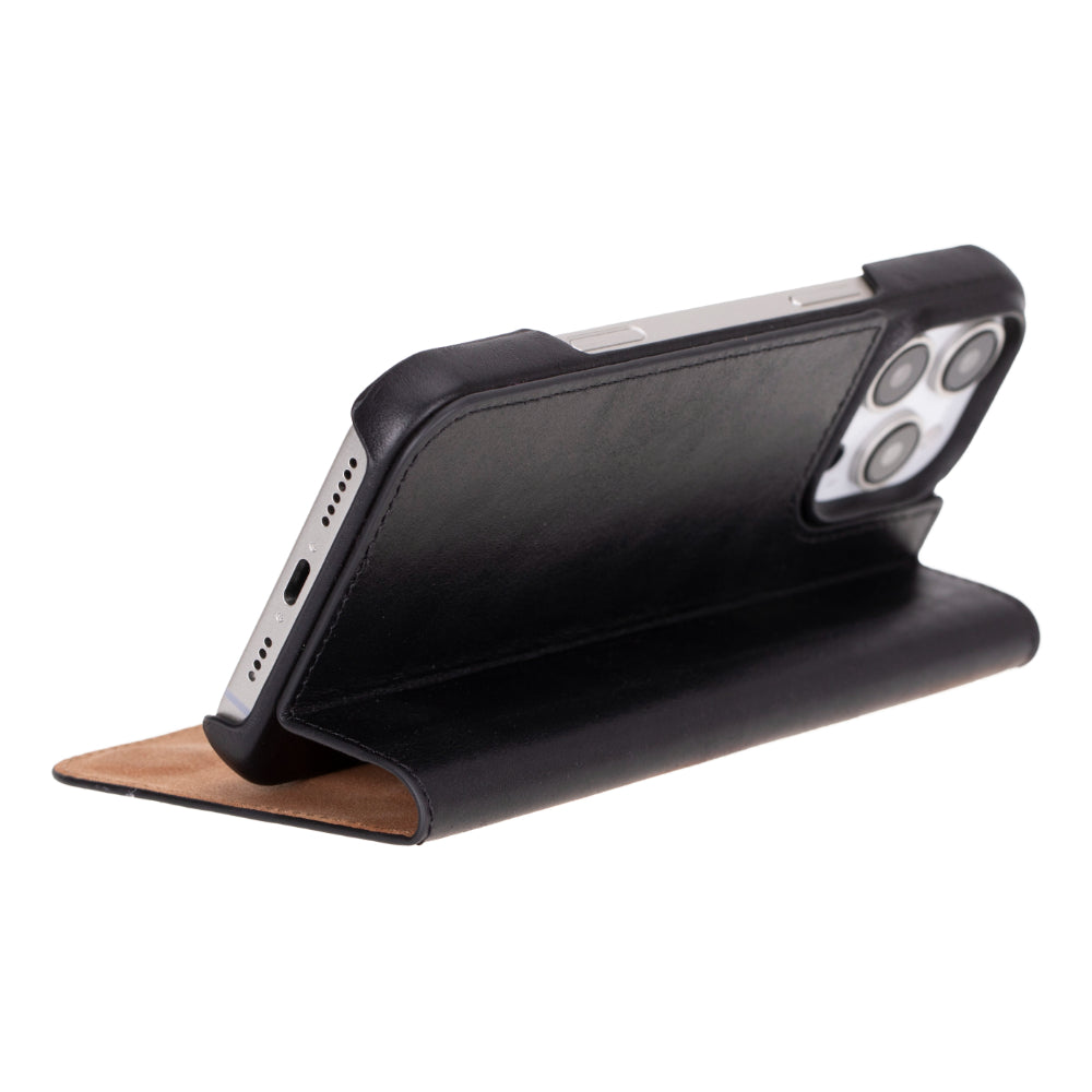 Leather iPhone 16 Pro Folio Case - Sonat