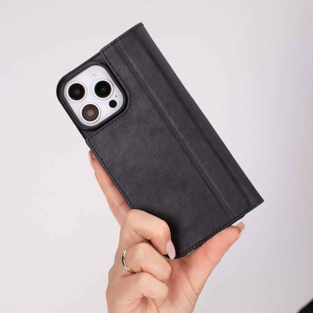 Leather iPhone 16 Pro Max Folio Case - Sonat